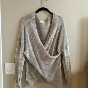 Wrap sweater